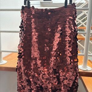 Sequin pencil skirt